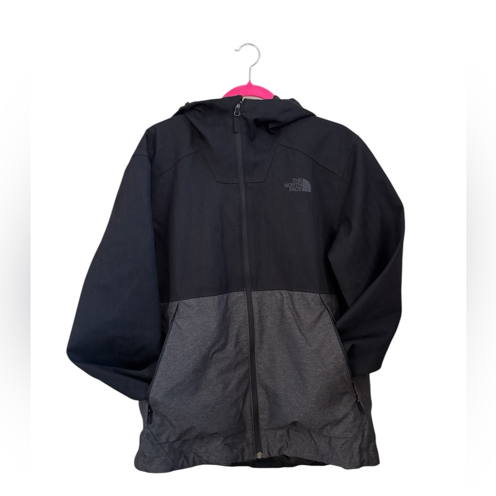 The North Face Men’s Millerton Hooded Dry Vent Jacket Black Gray Size Large